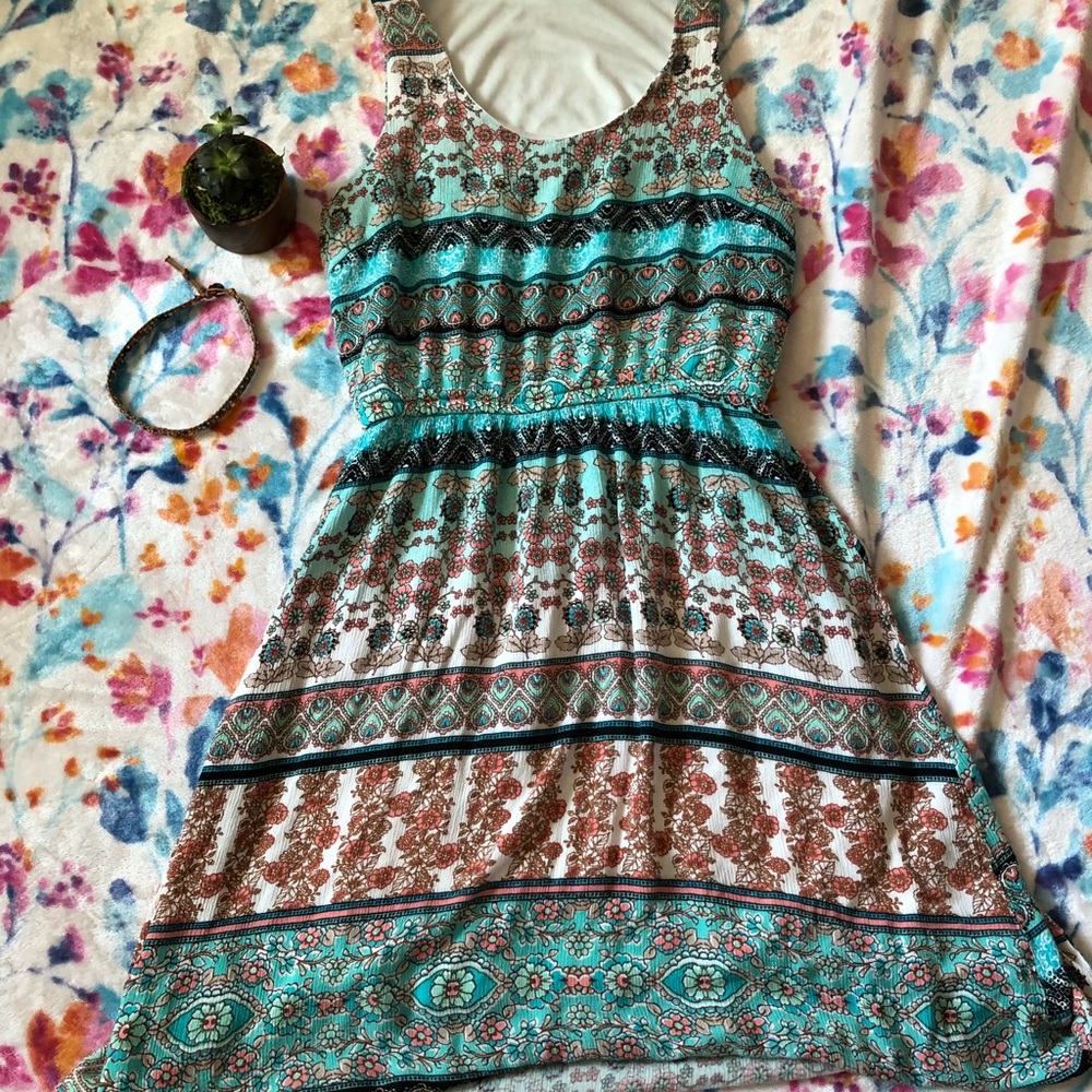 Boho hi lo dress